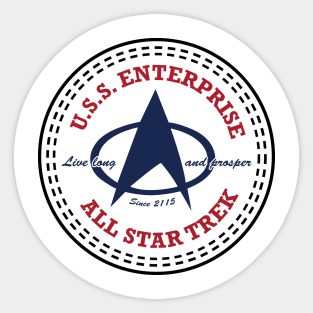 All Star Trek Sticker